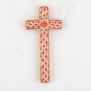 Herend Small Cross - Rust