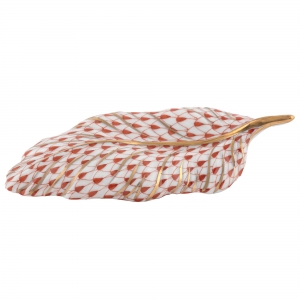 Herend Feather - Rust