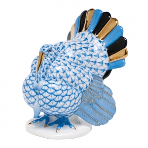 Herend Tom Turkey - Blue