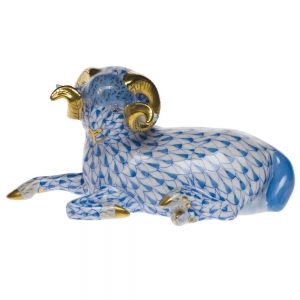Herend Ram - Blue