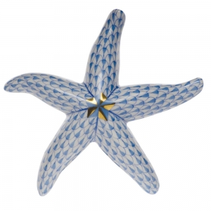 Herend Medium Starfish Blue