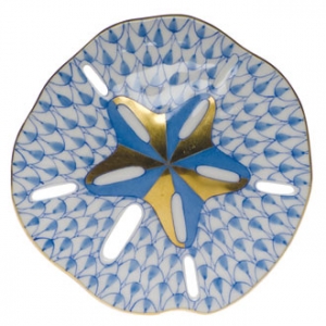 Herend Sand Dollar Blue