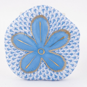 Herend Puffy Sand Dollar - Blue
