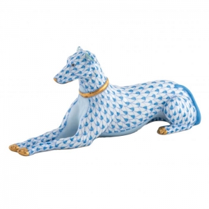 Herend Greyhound - Blue