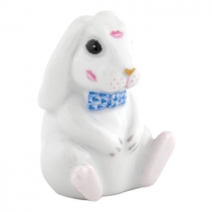 Herend Kisses Bunny - Blue