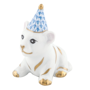 Herend Party Tiger - Blue