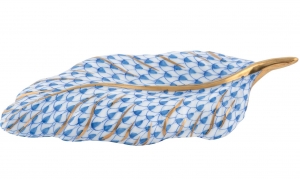 Herend Feather - Blue
