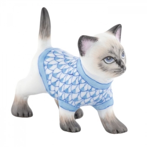 Herend Sweater Kitty - Blue