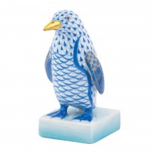 Herend Penguin Sapphire