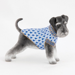 Herend Schnauzer - Sapphire