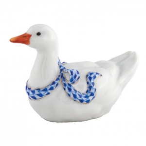 Herend Sitting Duck - Sapphire
