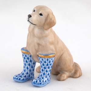 Herend Rainy Day Retriever Sapphire