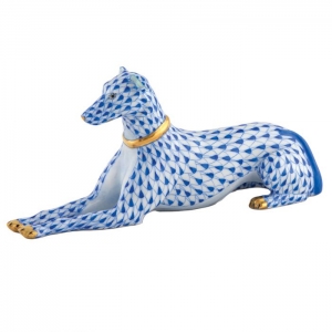 Herend Greyhound - Sapphire