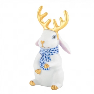 Herend Reindeer Rabbit - Multicolor - Sapphire