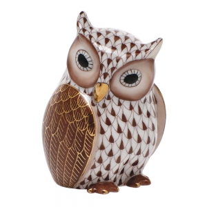 Herend Mother Owl Chocolate