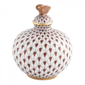 Herend Perfume Bottle Figure Chocolate