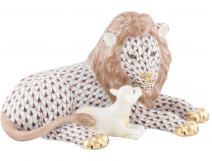 Herend Reserve Lion And Lamb