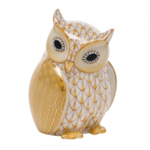 Herend Mother Owl Butterscotch