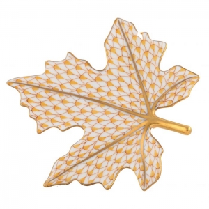 Herend Maple Leaf - Butterscotch