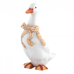 Herend Standing Duck - Butterscotch