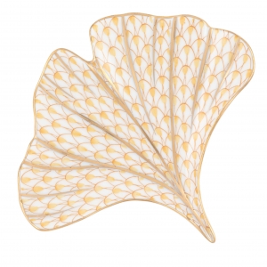 Herend Ginkgo Leaf - Butterscotch