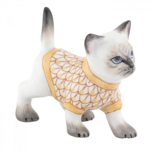 Herend Sweater Kitty - Butterscotch