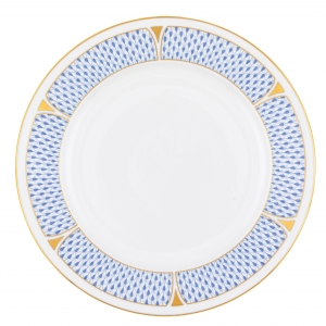 Herend Art Deco Blue Service Plate - 11"