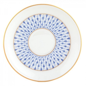 Herend Art Deco Blue Tea Saucer