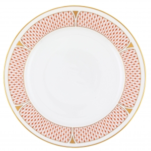 Herend Art Deco Rust Service Plate - 11"