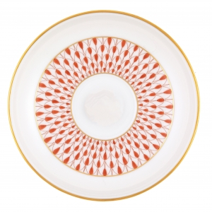 Herend Art Deco Rust Tea Saucer