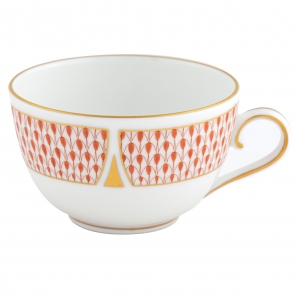 Herend Art Deco Rust Tea Cup - 6 oz.