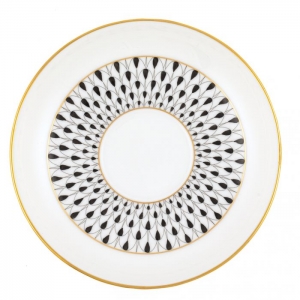 Herend Art Deco Black Tea Saucer