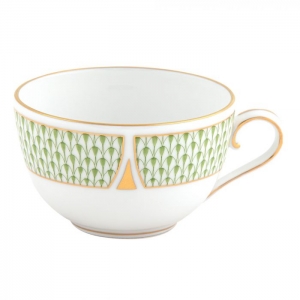 Herend Art Deco Green Tea Cup - 6 oz.
