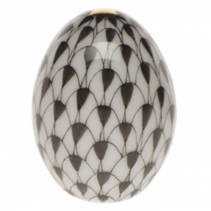 Herend Miniature Egg - Black