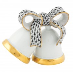 Herend Wedding Bells Black