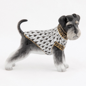 Herend Schnauzer - Black