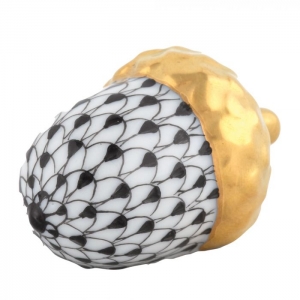 Herend Acorn - Black