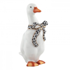 Herend Standing Duck - Black
