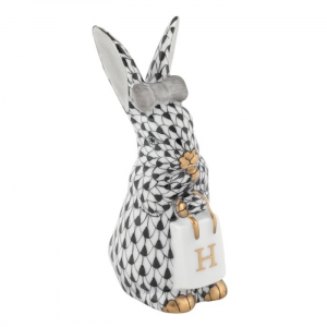 Herend Shopping Bunny - Black