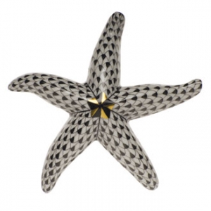 Herend Starfish Black