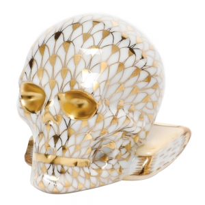 Herend Skull - Gold