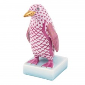 Herend Penguin Raspberry
