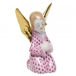 Herend Small Angel - Raspberry