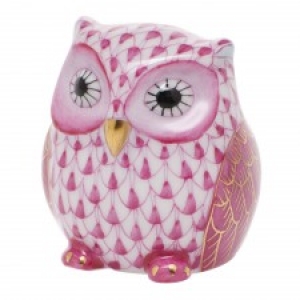 Herend Owlet Raspberry