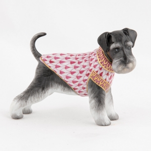 Herend Schnauzer - Raspberry