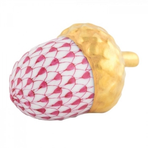 Herend Acorn - Raspberry