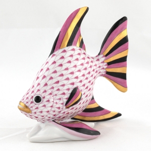 Herend Angel Fish - Raspberry