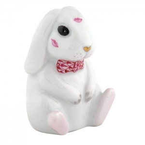 Herend Kisses Bunny - Raspberry