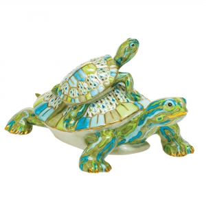 Herend Reserve Collection Pair of Turtles
