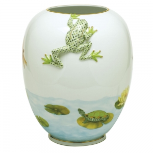 Herend Reserve Collection Aquatic Garden Vase